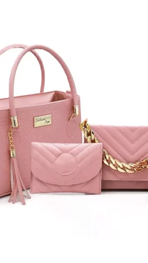 Kit com 3 Bolsas Femininas